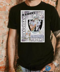 Las Vegas Raiders Davante Adams card shirt