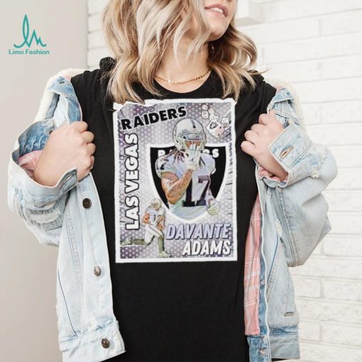 Las Vegas Raiders Davante Adams card shirt