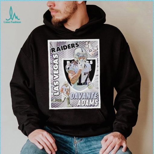 Las Vegas Raiders Davante Adams card shirt