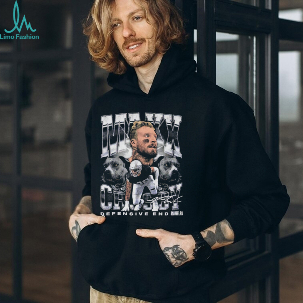 Las Vegas Raiders Maxx Crosby defensive end signature shirt Las Vegas Raiders Maxx Crosby defensive end signature shirt