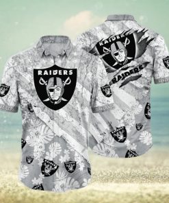 Las Vegas Raiders NFL SAS Floral Print American Flag Beach Hawaiian Shirt For Fans Gift New Shirt Holiday