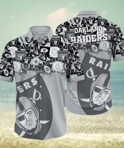 Las Vegas Raiders NFL SAS Trends Summer Short Sleeve Button Down Hawaiian Shirt For Fans Gift New Shirt Holiday