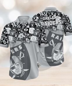 Las Vegas Raiders NFL SAS Trends Summer Short Sleeve Button Down Hawaiian Shirt For Fans Gift New Shirt Holiday