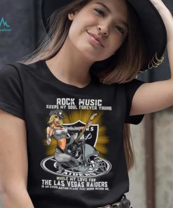 Las Vegas Raiders rock music keep my soul forever young shirt