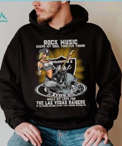 Las Vegas Raiders rock music keep my soul forever young shirt
