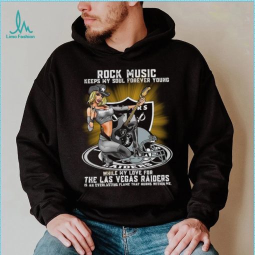 Las Vegas Raiders rock music keep my soul forever young shirt