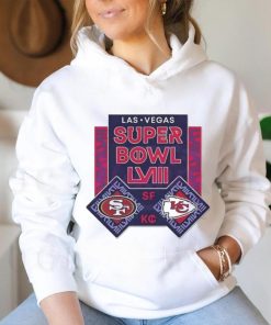 Las Vegas Super Bowl LVIII 49ers vs Chiefs Football Shirt