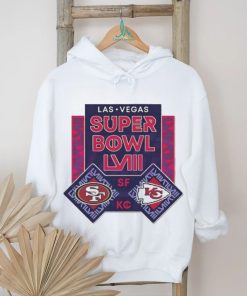 Las Vegas Super Bowl LVIII 49ers vs Chiefs Football Shirt