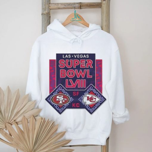 Las Vegas Super Bowl LVIII 49ers vs Chiefs Football Shirt