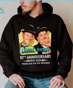 Laurel and Hardy 97th anniversary 1927 2024 thank you for the memories shirt