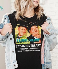 Laurel and Hardy 97th anniversary 1927 2024 thank you for the memories shirt