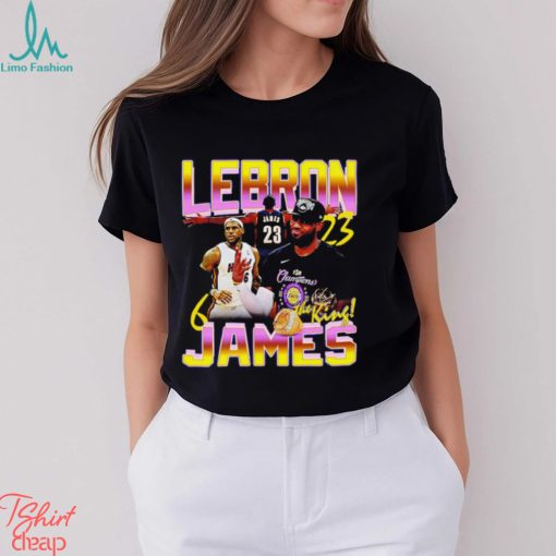 LeBron James 23 the King Los Angeles Lakers Basketball shirt