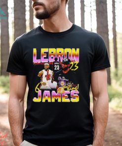 LeBron James 23 the King Los Angeles Lakers Basketball shirt