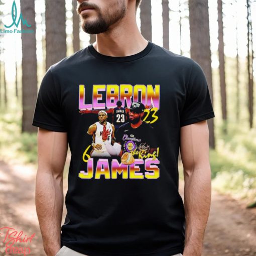 LeBron James 23 the King Los Angeles Lakers Basketball shirt