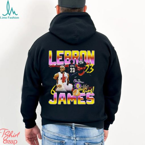 LeBron James 23 the King Los Angeles Lakers Basketball shirt