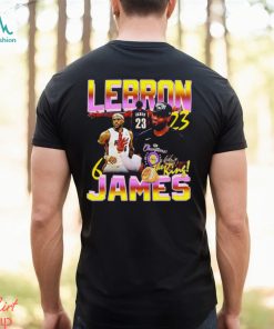 LeBron James 23 the King Los Angeles Lakers Basketball shirt