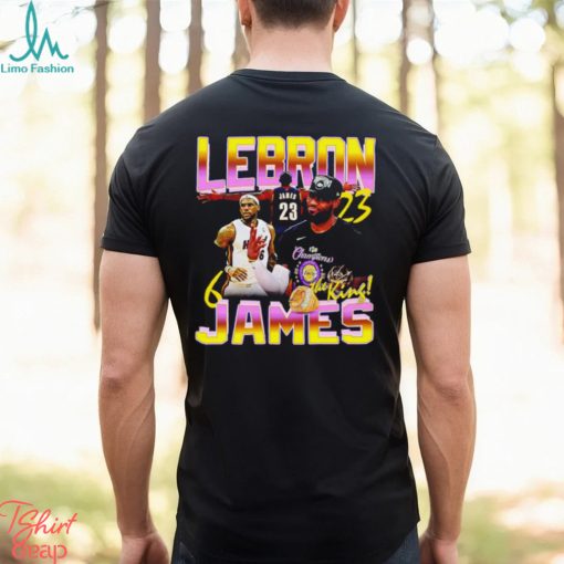 LeBron James 23 the King Los Angeles Lakers Basketball shirt