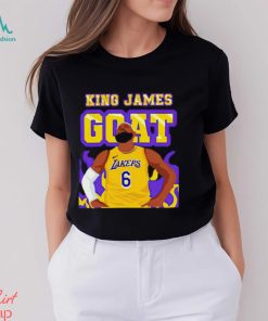 LeBron James Goat Los Angeles Lakers shirt