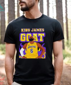 LeBron James Goat Los Angeles Lakers shirt