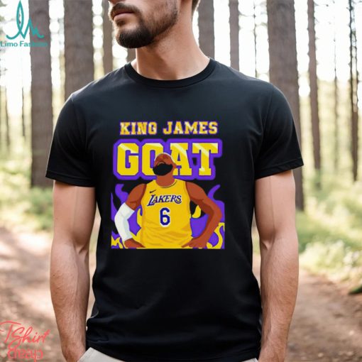 LeBron James Goat Los Angeles Lakers shirt