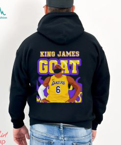 LeBron James Goat Los Angeles Lakers shirt