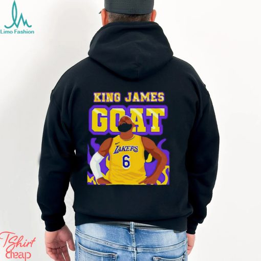 LeBron James Goat Los Angeles Lakers shirt