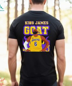 LeBron James Goat Los Angeles Lakers shirt