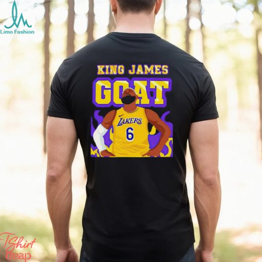 LeBron James Goat Los Angeles Lakers shirt