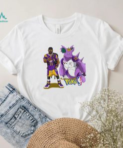 LeBron James Los Angeles Lakers Nidoking PokexBasketball shirt