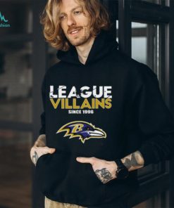 League Villains Since 1996 Baltimore Ravens NFL Long Sleeve T Shirt