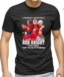 Legendary Basketball Bob Knight 1940 2023 Thank You T Shirt   Copy