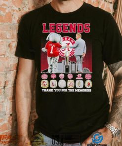 Legends Big AL and Nick Saban thank you for the memories shirt