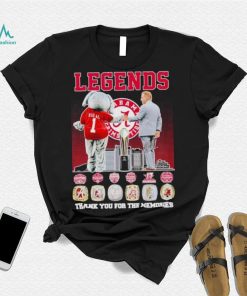 Legends Big AL and Nick Saban thank you for the memories shirt