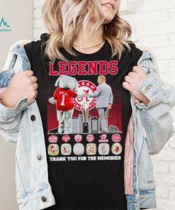 Legends Big AL and Nick Saban thank you for the memories shirt