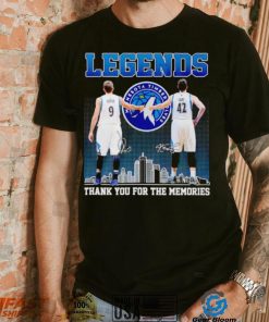 Legends Ricky Rubio Kevin Love thank you for the memories shirt