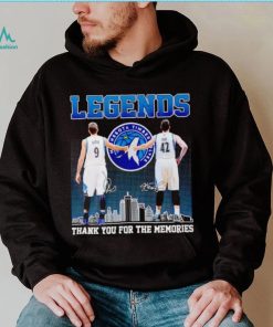 Legends Ricky Rubio Kevin Love thank you for the memories shirt