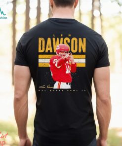 Len Dawson Kansas City Chiefs signature shirt