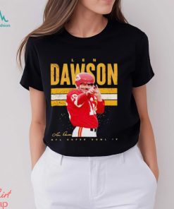 Len Dawson Kansas City Chiefs signature shirt