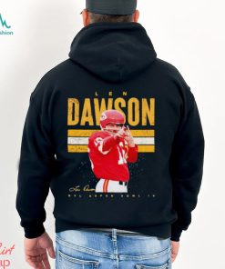 Len Dawson Kansas City Chiefs signature shirt