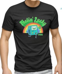 Leprechaun BMO Adventure Time feelin lucky shirt