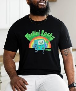 Leprechaun BMO Adventure Time feelin lucky shirt