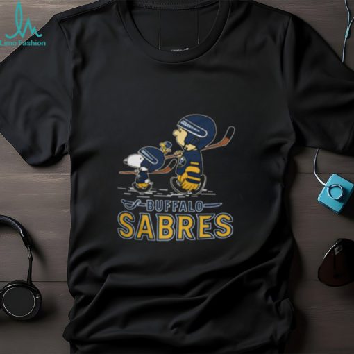 Lets Play Buffalo Sabres Ice Hockey Snoopy Nhl Shirt