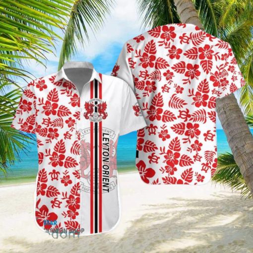 Leyton Orient Logo Tropical Hawaiian Shirt Beautiful Patterns