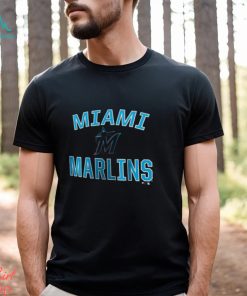 Licensed MLB Men’s Black Miami Marlins Victory Arch T Shirt