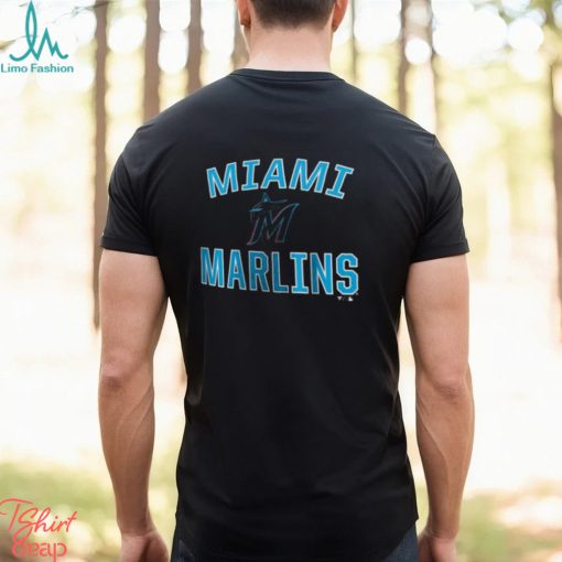 Licensed MLB Men’s Black Miami Marlins Victory Arch T Shirt