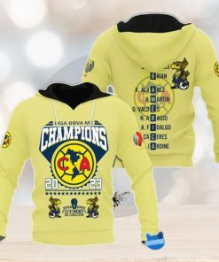 Liga Bbva Mx Champions 2023 Grandes De Corazon Club America Hoodie