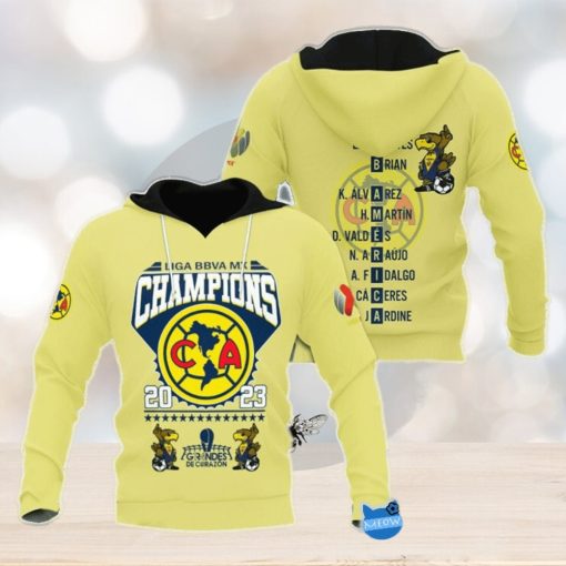 Liga Bbva Mx Champions 2023 Grandes De Corazon Club America Hoodie
