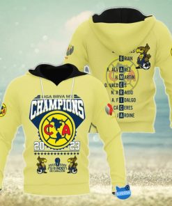Liga Bbva Mx Champions 2023 Grandes De Corazon Club America Hoodie