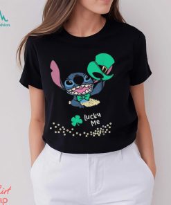 Lilo and stitch mad engine youth lucky me st. paddy’s day graphic 2024 shirt
