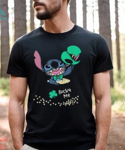Lilo and stitch mad engine youth lucky me st. paddy’s day graphic 2024 shirt
